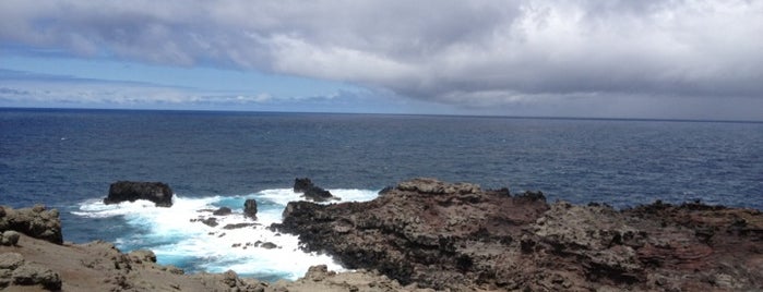 Nakalele Blowhole is one of Maui, HI.