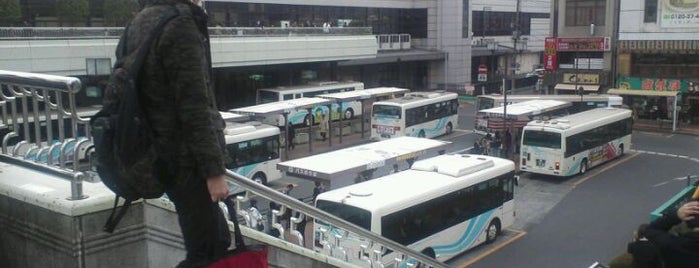 JR宇都宮駅(西口)バス停 is one of 羽田空港アクセスバス2(千葉、埼玉、北関東方面).