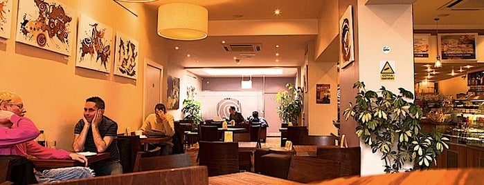 Moksha Caffé is one of Tempat yang Disukai Stef.