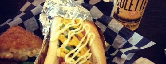 Biker Jim's Gourmet Dogs is one of The 15 Best Places for Hot Dogs in Denver.