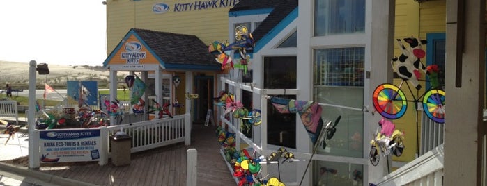 Kitty Hawk Kites is one of OBX.
