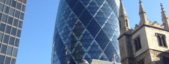 30 St Mary Axe is one of Sanderson - Design & Architecture.