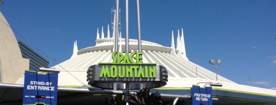 Space Mountain is one of Nice spots and things to do in Orlando, FL.
