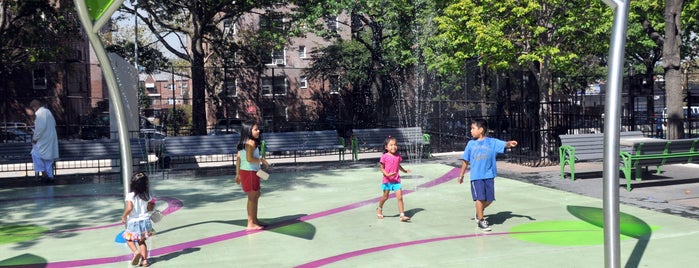 Travers Park is one of NYC Parks' Most Unusual Spray Showers.