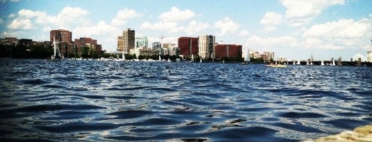 Charles River Dock is one of Great places to read.