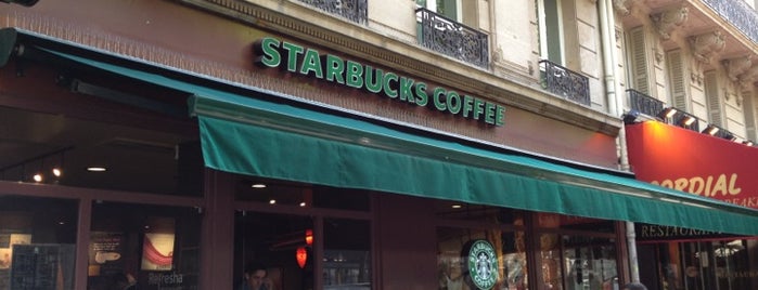 Starbucks is one of Paris- Fransa.