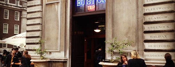 The Euston Tap is one of London beer safari.