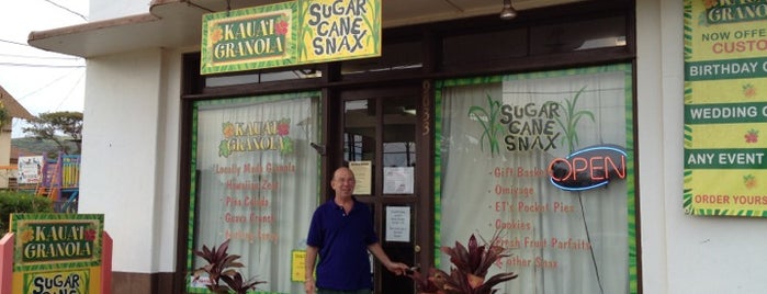 Kauai Granola Sugar Cane Snax is one of Hawaii.