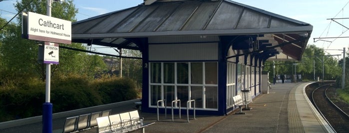 Cathcart Railway Station (CCT) is one of Neilston Line.