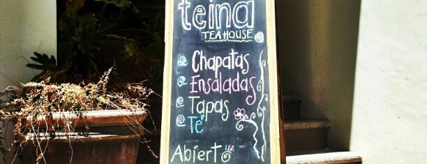 Teína Tea House is one of Tea party.