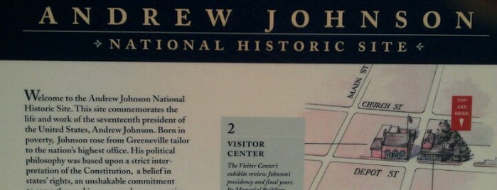 Andrew Johnson Visitors Center is one of National Park Passport Cancellations.