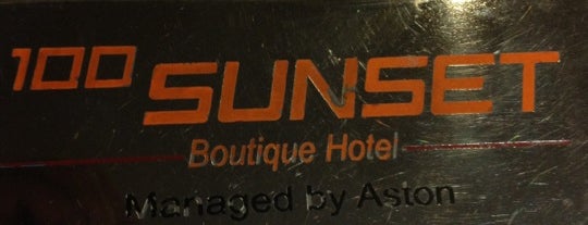 100 Sunset Boutique Hotel is one of 2nd List - Full's Hotel.