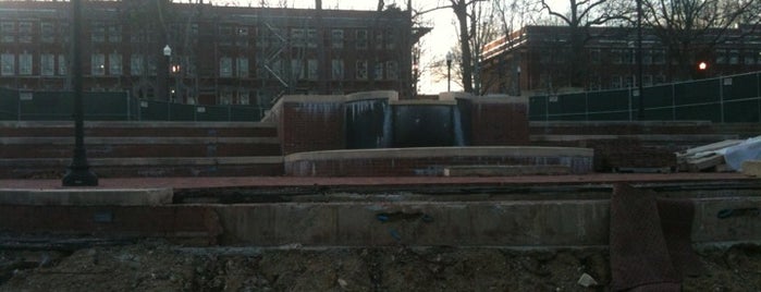 The Fountain at UNC-G is one of Joshua's Saved Places.