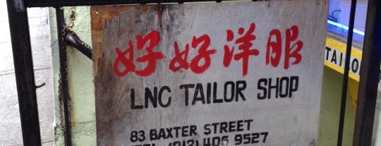 LNC Tailor Shop is one of NYC.