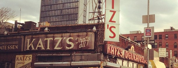 Katz's Delicatessen is one of Eat NYC.