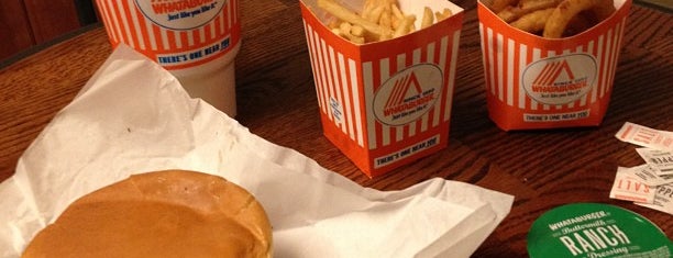 Whataburger is one of Locais curtidos por Esther.