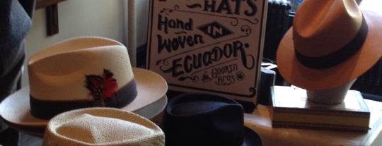 Goorin Bros. Hat Shop - Park Slope is one of Delights served at eye level, NYC and Brooklyn.