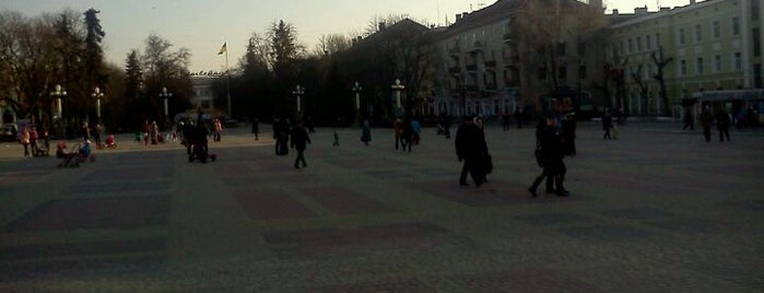 Театральний майдан / Theatre square is one of Ternopil #4sqCities.