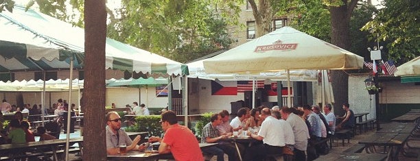 Bohemian Hall & Beer Garden is one of fattys: al fresco and rooftops.