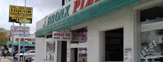 Bronx Pizza is one of San Diego's 59-Mile Scenic Drive.