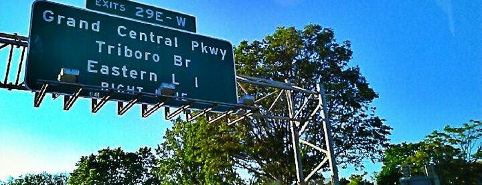 Cross Island Parkway / Grand Central Parkway Interchange is one of New York City area highways and crossings.