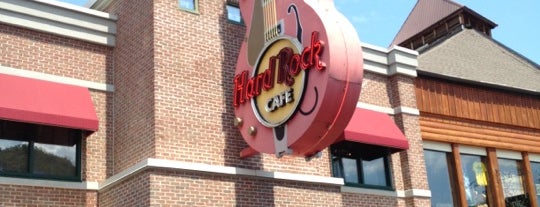 Hard Rock Cafe Gatlinburg is one of Hard Rock Cafes I've Visited.