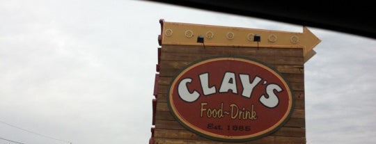 Clay's Restaurant is one of Lieux qui ont plu à Kim.