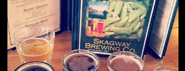 Skagway Brewing Co. is one of place to try beer.