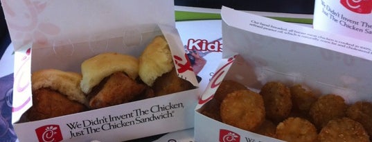 Chick-fil-A is one of A : понравившиеся места.