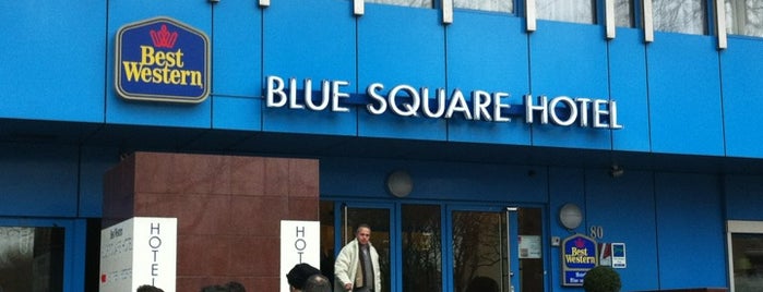 Best Western Plus Hotel Blue Square is one of Zehra'nın Kaydettiği Mekanlar.