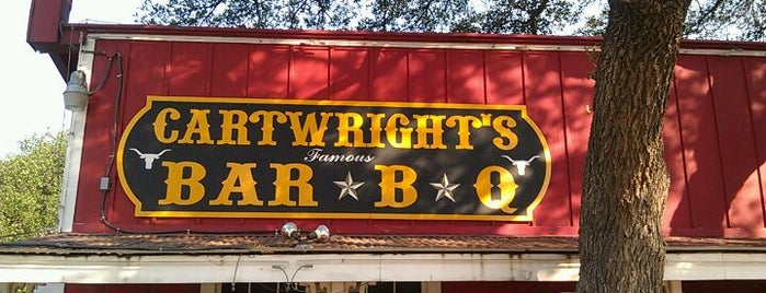 Cartwright's BBQ is one of Bob's BBQ List.