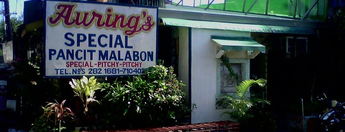 Auring's Special Pancit Malabon is one of Must Try Foods.