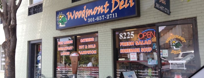 Woodmont Deli is one of Bethesda Food.