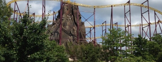 Volcano: The Blast Coaster - Kings Dominion is one of National Rollercoaster Roundup.