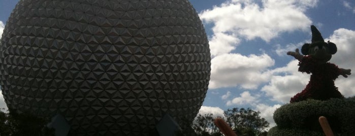 Epcot is one of Disney World/Islands of Adventure.