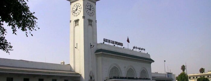 Gare de Casa-Voyageurs is one of Morocco ONCF.