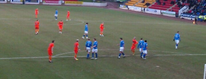 McDiarmid Park is one of Football Stadiums I have visited on matchdays.