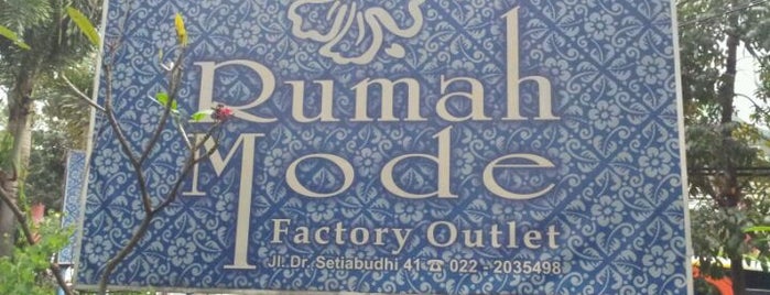 Rumah Mode Factory Outlet is one of Bandung City Part 1.
