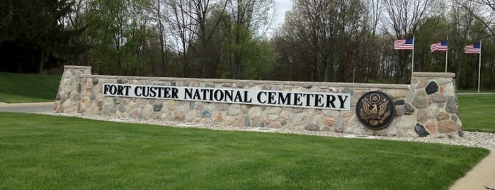 Fort Custer National Cemetery is one of United States National Cemeteries.