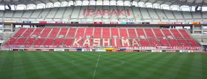 カシマサッカースタジアム is one of Jリーグスタジアム.