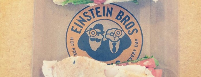 Einstein Bros Bagels is one of Fave Food. nom nom nom.