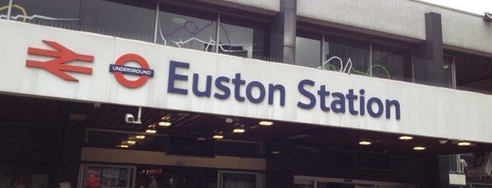 Юстонский вокзал (EUS) is one of London.