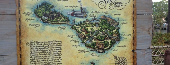 Tom Sawyer Island is one of Orte, die Dan gefallen.