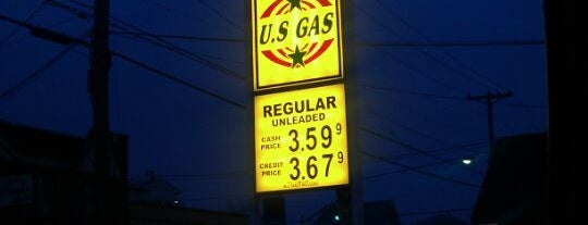 U.S. Gas is one of Places I've Been.
