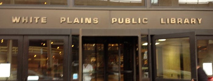 White Plains Public Library is one of Tempat yang Disimpan Glenda.