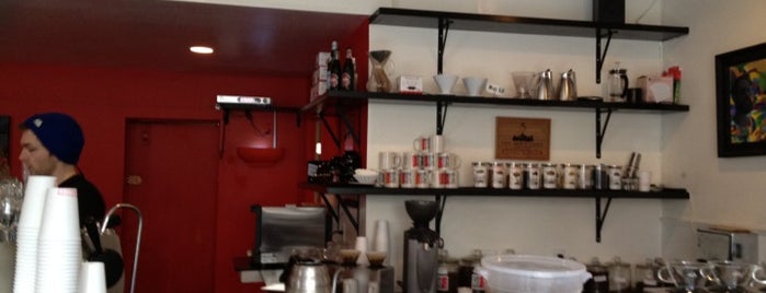 Contraband Coffeebar is one of Bay Area coffee shops.
