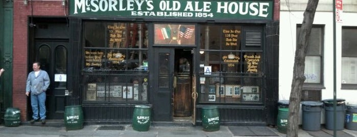 McSorley's Old Ale House is one of NYC.