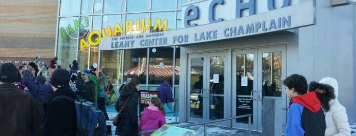 ECHO Lake Aquarium & Science Center is one of Lugares favoritos de Ines.