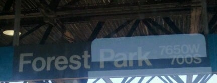 CTA - Forest Park is one of places.