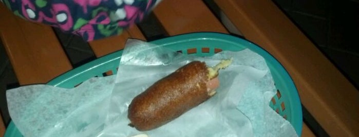 Little Red Wagon Corn Dogs is one of The 15 Best Places for Hot Dogs in Anaheim.